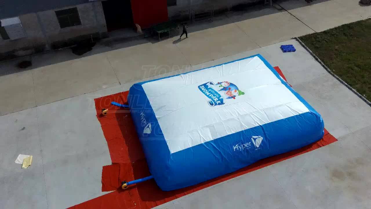 Customized Big Inflatable Snowboard Jump Air Bag/stunt Skateboard