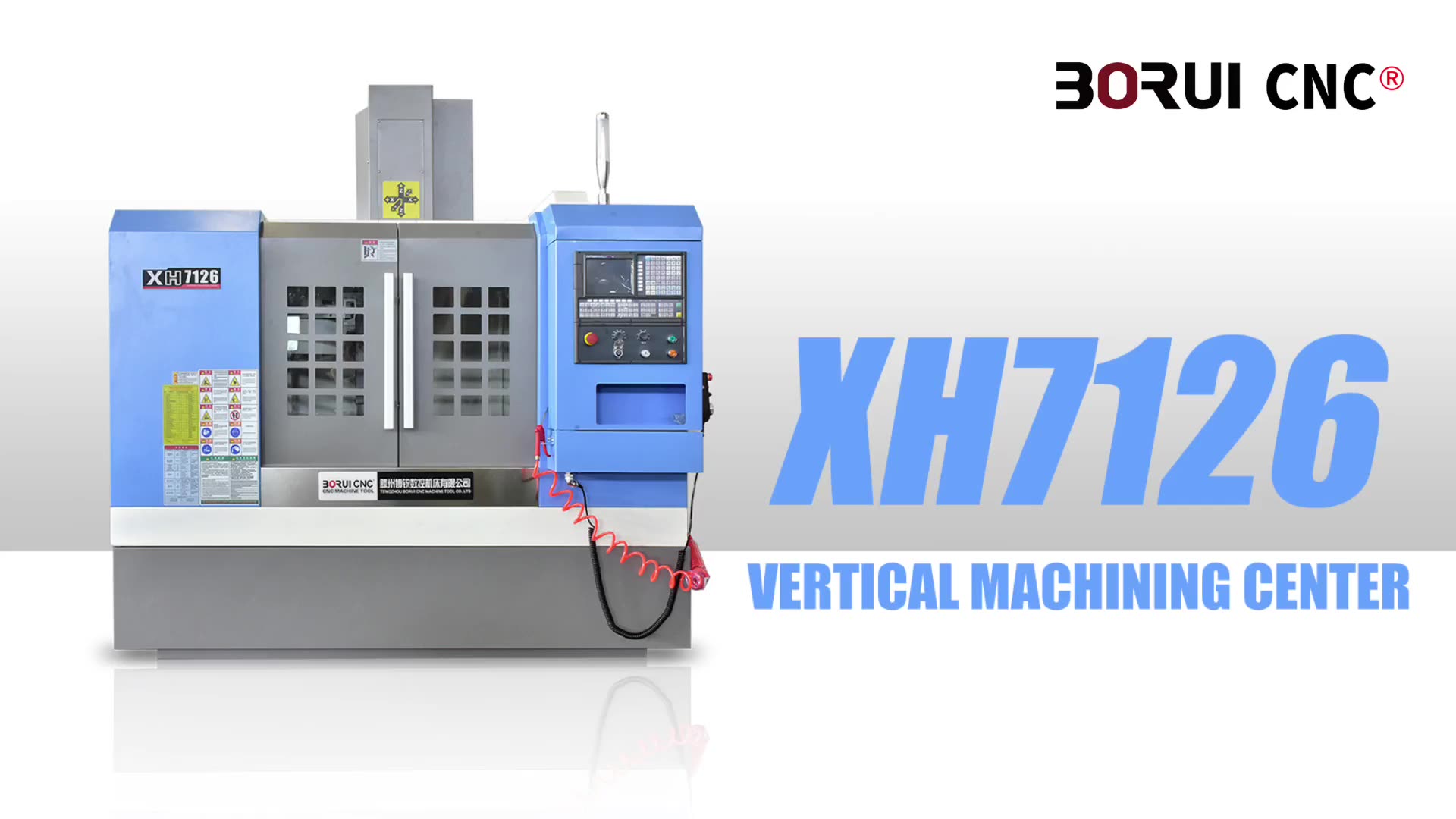 Xh7126 Small Vertical Cnc Milling Machine Vmc Machining Center For Sale 4 Axis Motor New New