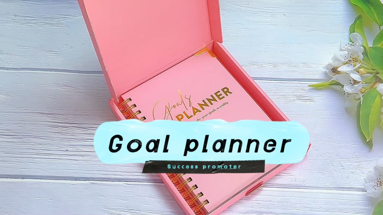 Hotselling Hardcover A5 Notebook Spiral Journal Planner With Custom