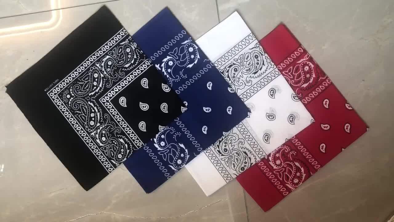 Promotional Multifunction Custom Bandanas Double Sided Scarf Custom