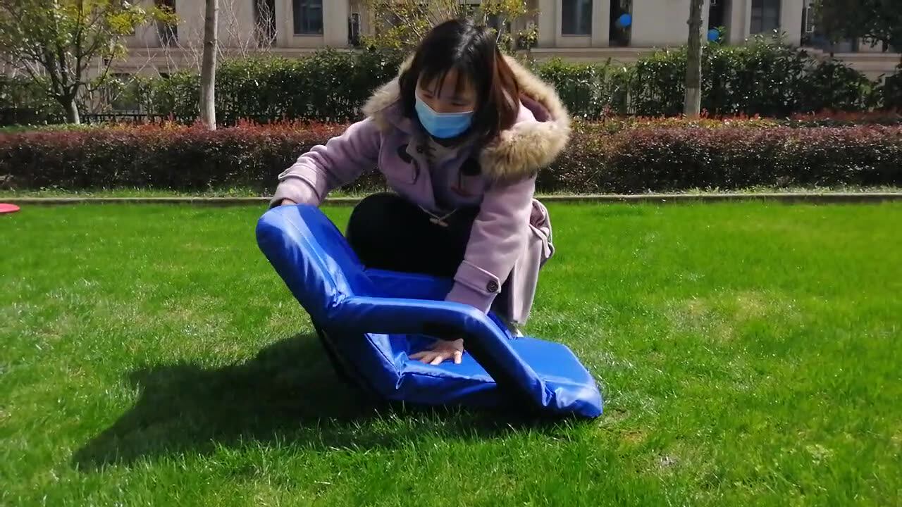 Portable Cheap Outdoor Adjustable Reclining Relax Folding Stadium Beach