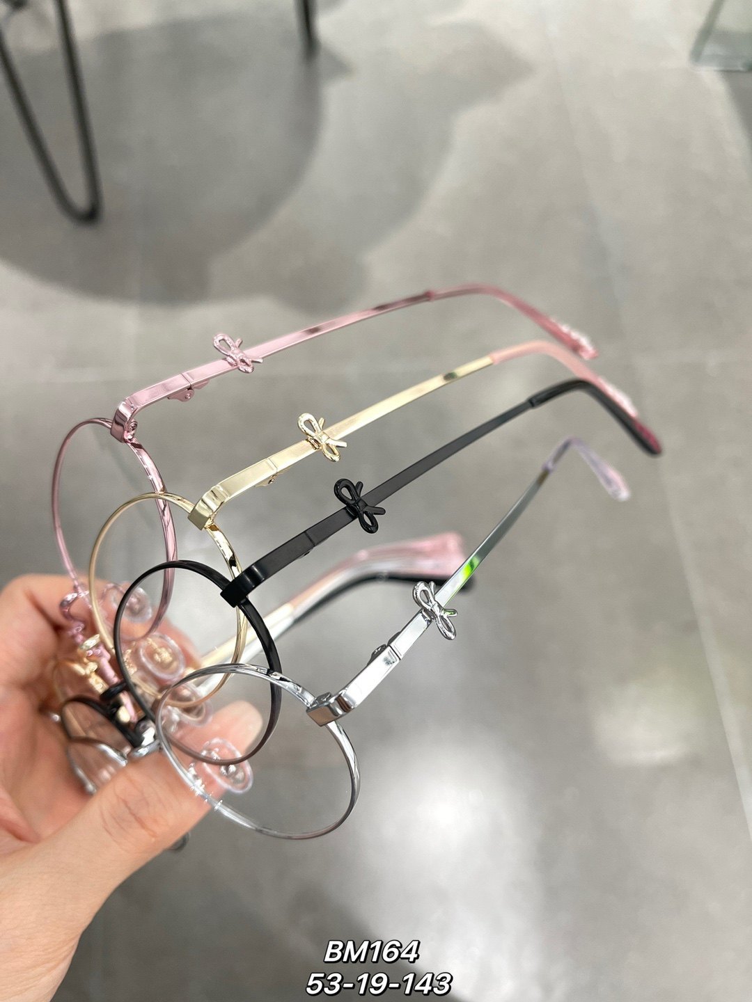 New Trendy Eyeglass Frames, Internet Celebrity Alloy Frames, Pure Desire Style Eyeglass Frames for Women, Oval Metal Prescription Frames Bm164