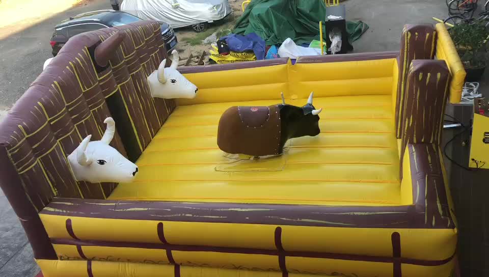 Buy Cheap Price Mechanical Bull Rodeo Inflatable Bull Riding Machine