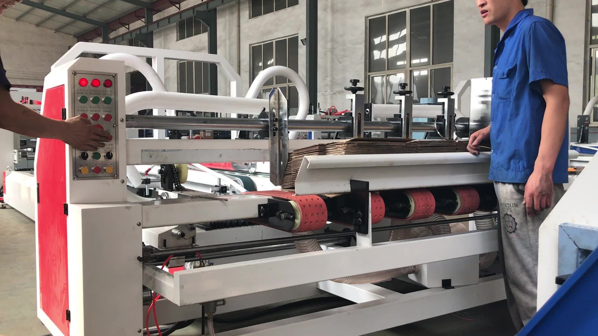 Qhafg-2200 Automatic Carton Box Folder Glue Machine - Buy Folder Glue ...