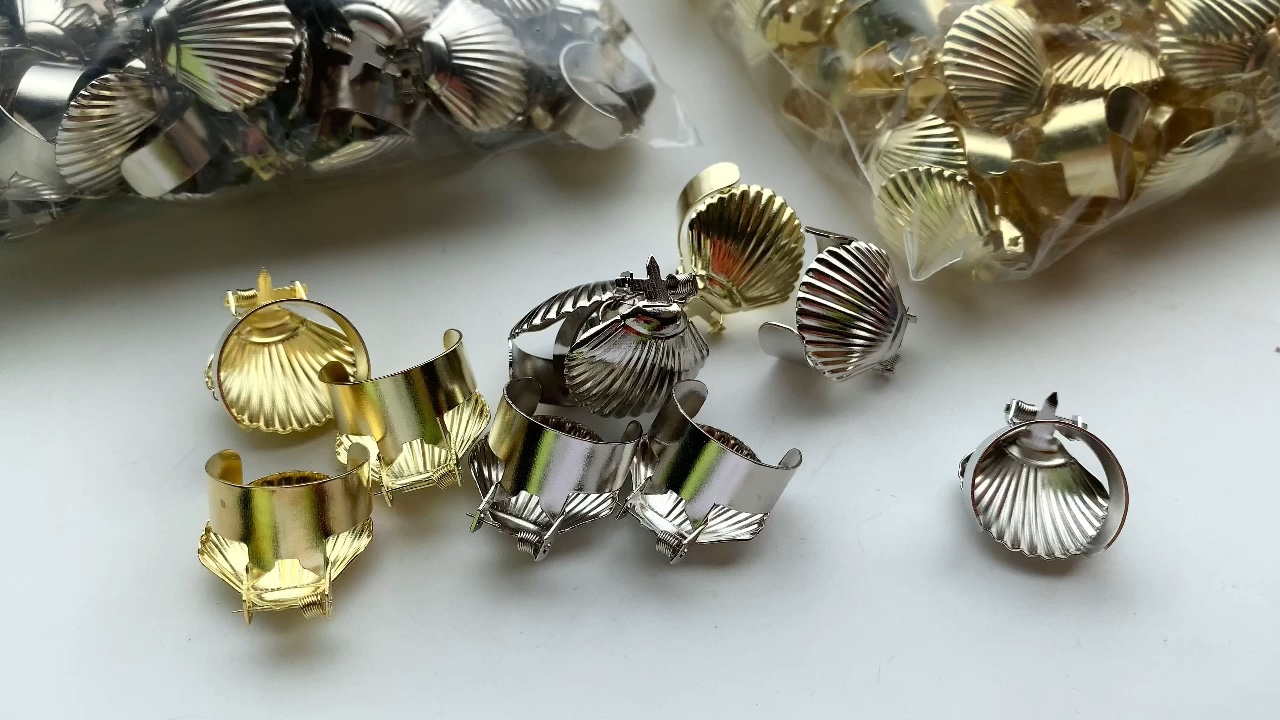 Shell Shape Automatic Candle Snuffer Extinguisher,2 4 6 8pcs Swedish Gold Candle Stick Snuffers