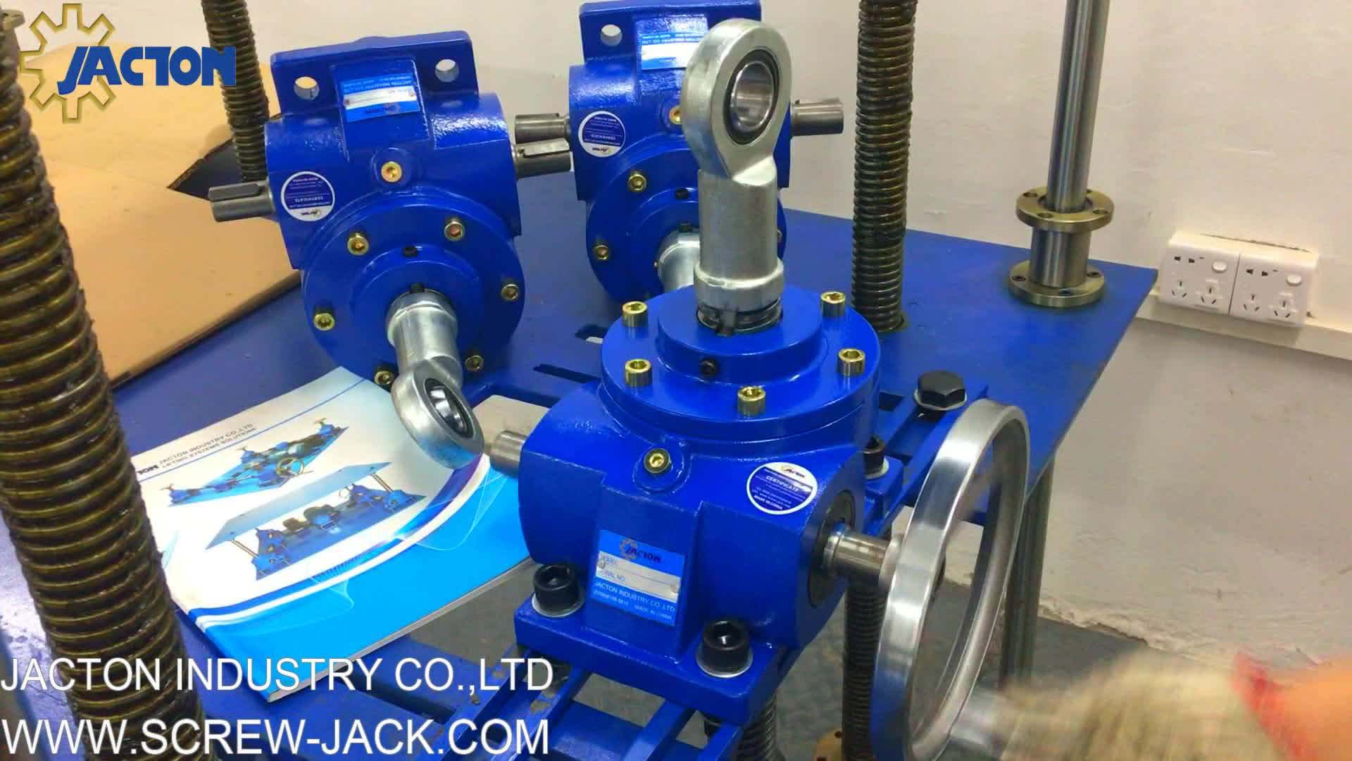 high performance and high precision JTW series jack screw mechanism