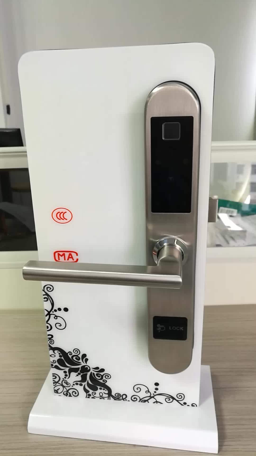 2019 New Eu Style Japanese Intelligent Fingerprint Password Door Lock