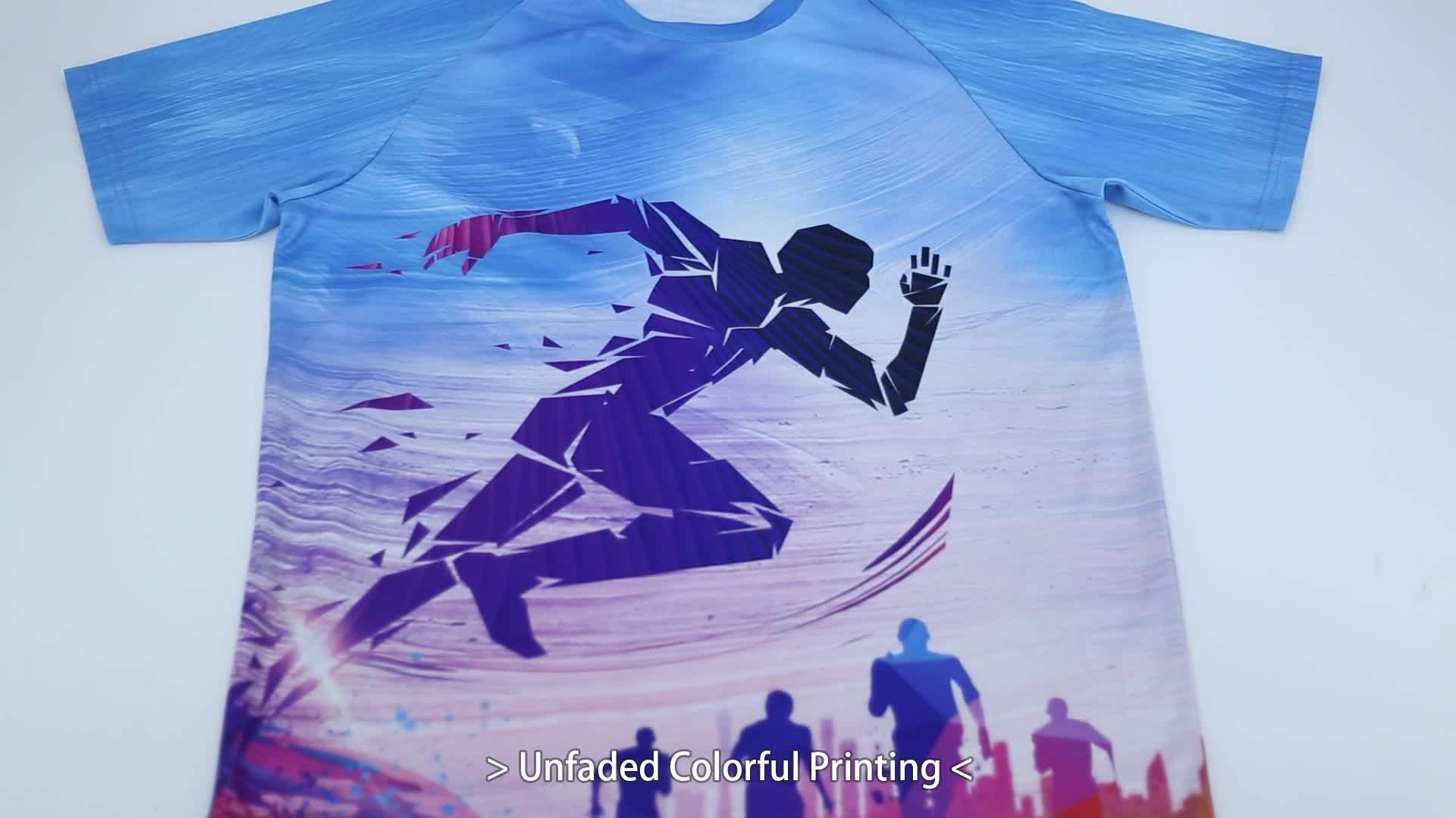 100 Polyester Cool Quick Dry Marathon Tshirt,Running Tshirt Sublimation Tshirt Gift In Buy