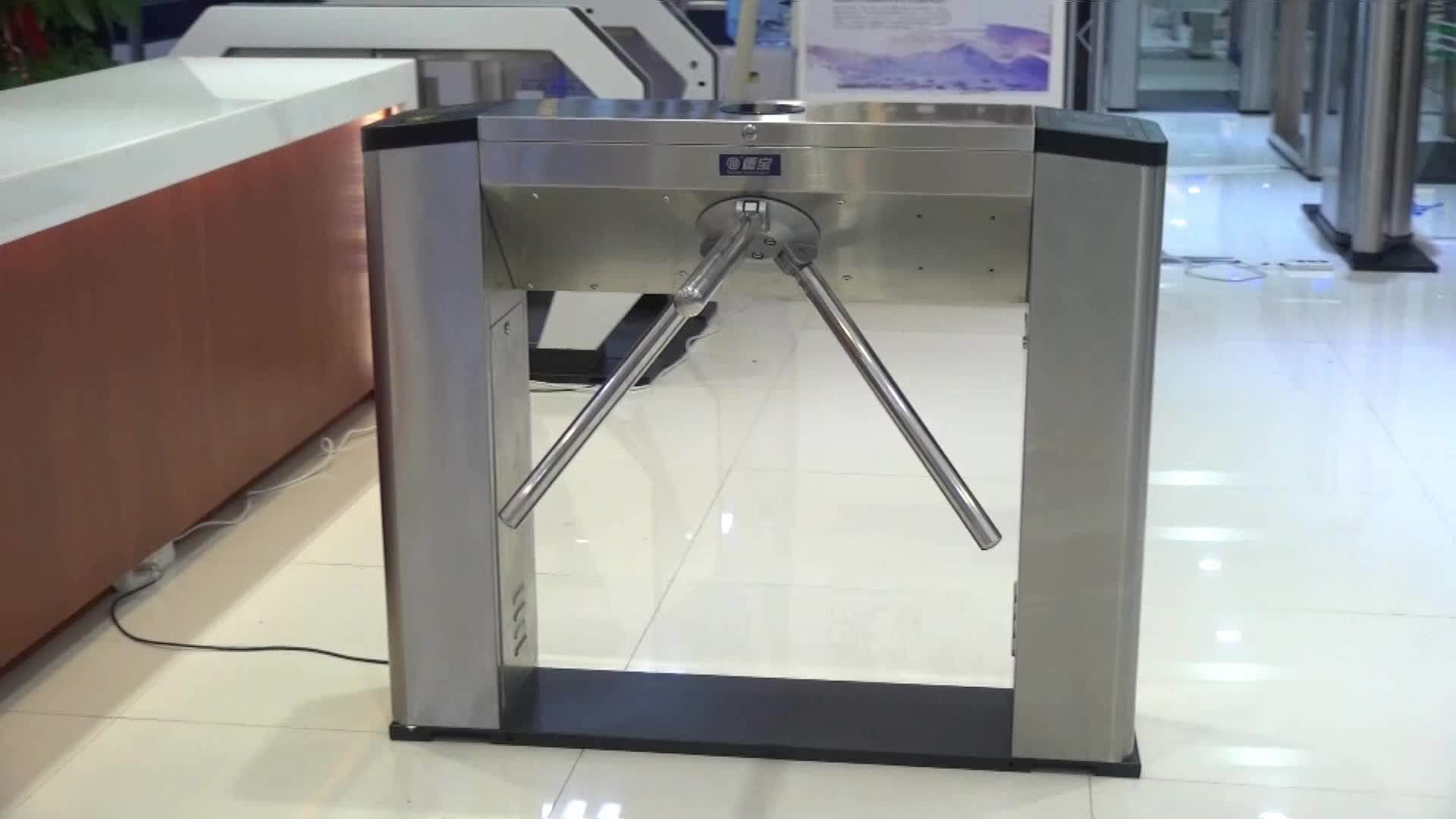 Security Semiautomatic Tripod Turnstile Hs Code/ Three Metal Rods
