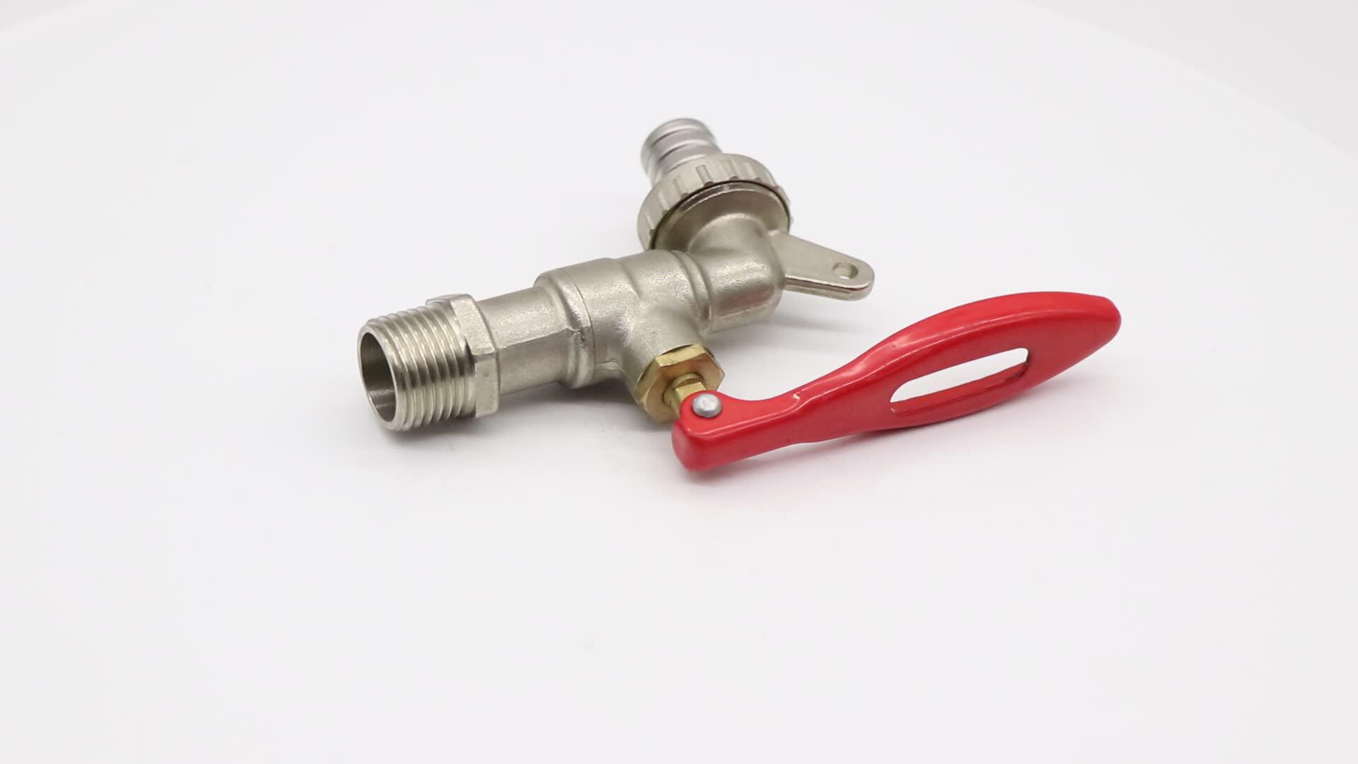 Brass Washing Machine Hose Bib Tap Garden Tap Brass Hose Bibcock Hose