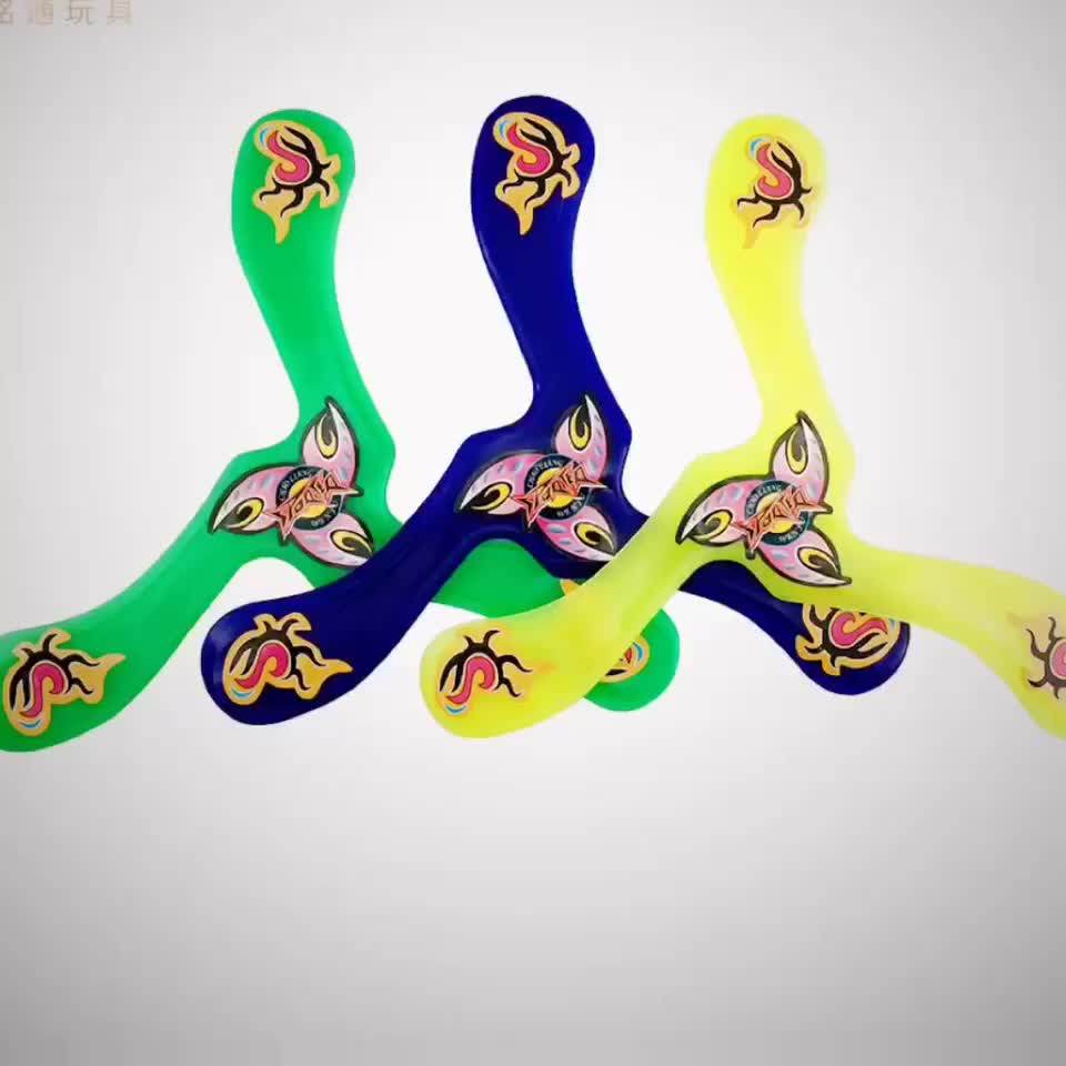 Accept Customized Logo Outdoor Sport Triangle Plastic Disc Flying