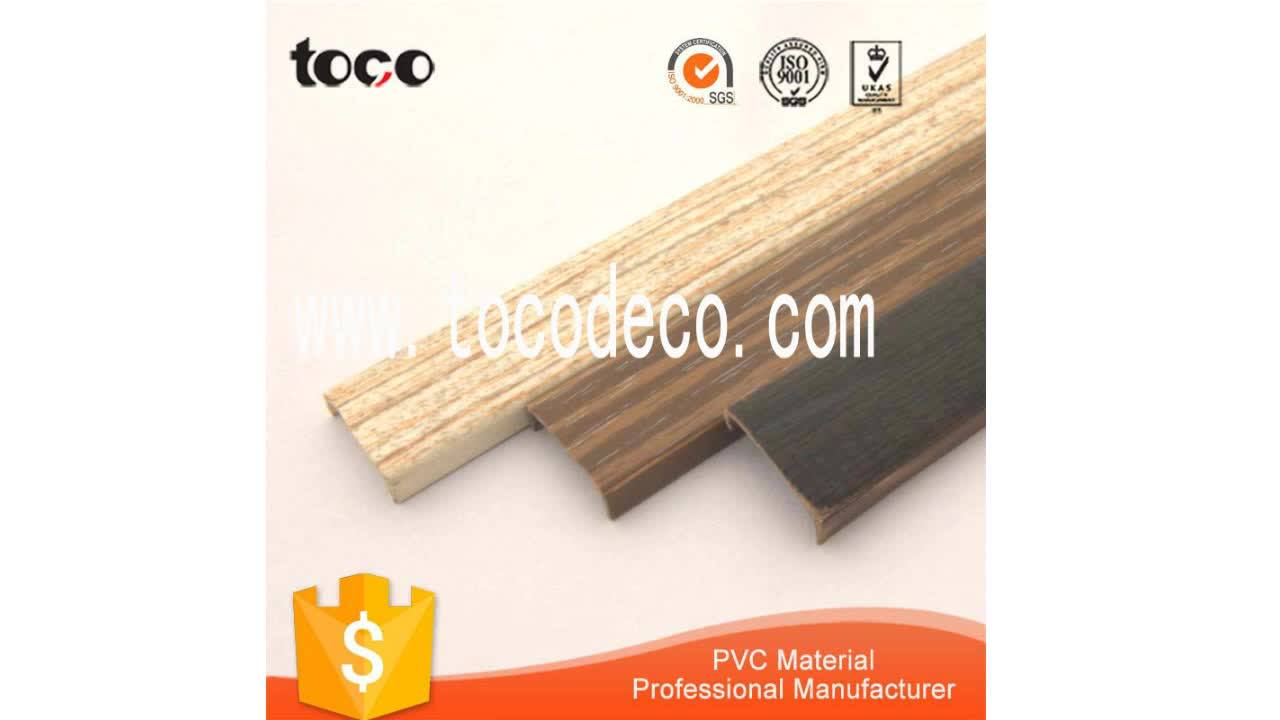 Particle Board Furniture Ushaped Plastic Edge Trim Strip Pvc U Shaped