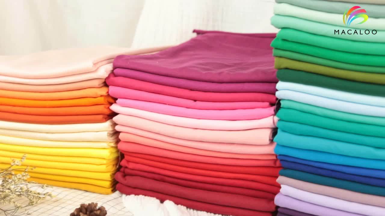 Perfect Quality Solid Color Stocklot 4 Way Stretch 95 Cotton 5 Elastane