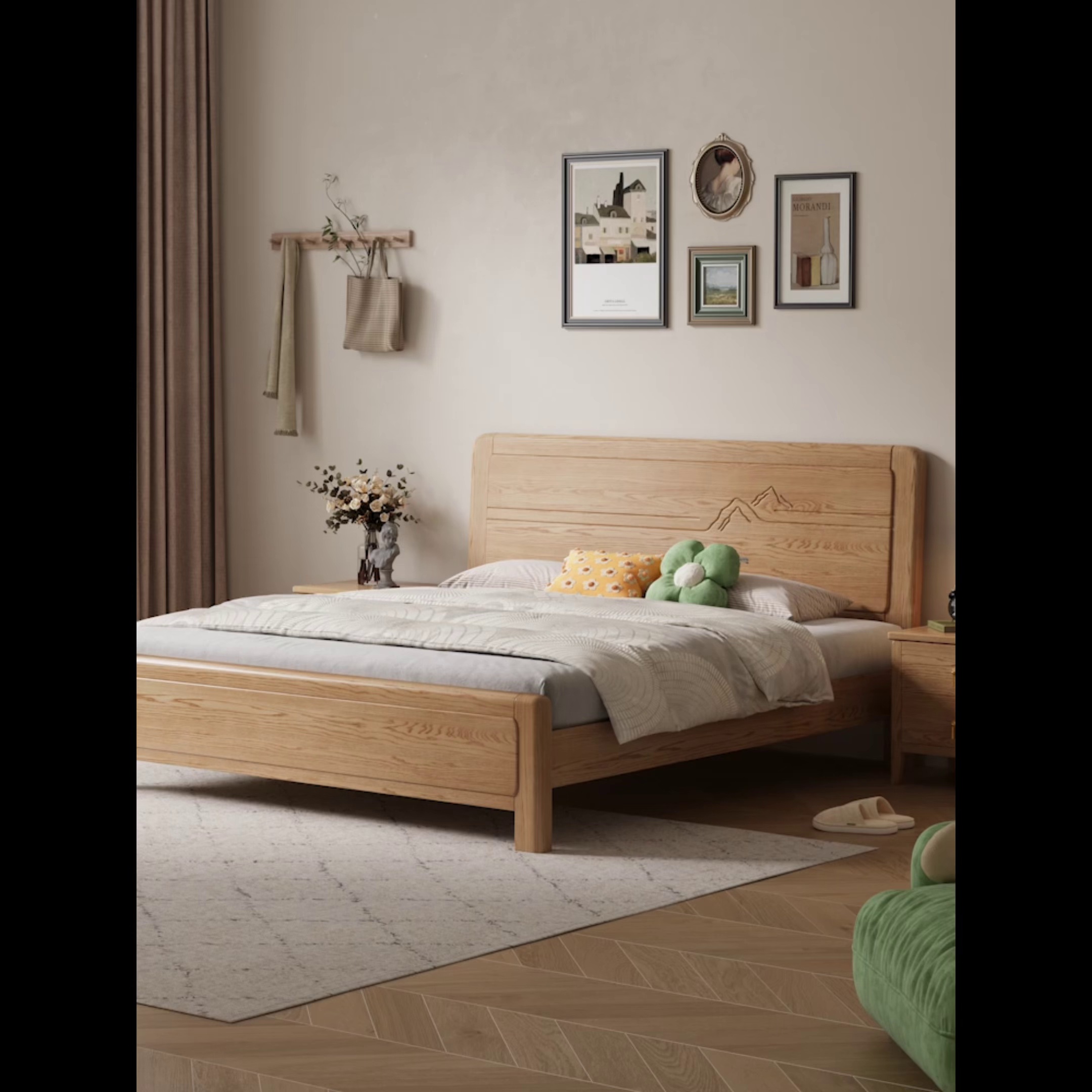 被问了800遍的白蜡木床长这个样！