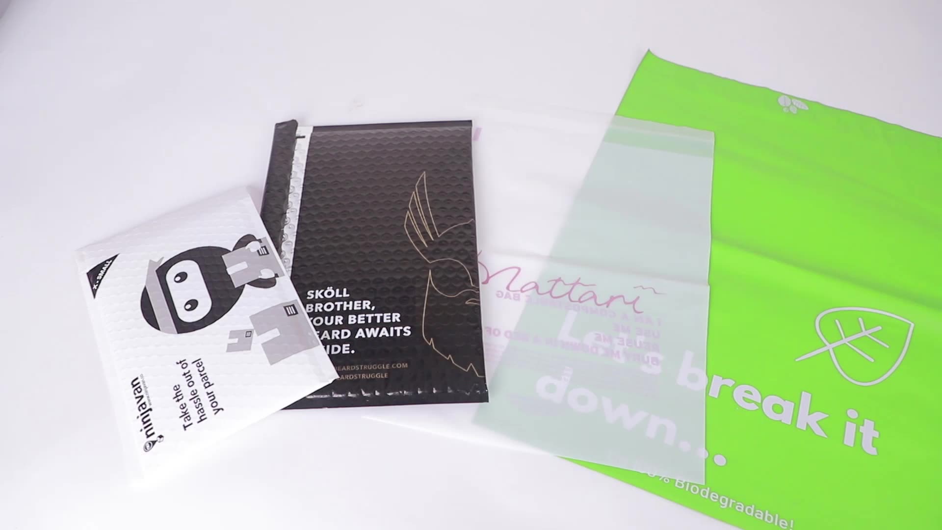 Customised Designs Compostable Cheetah Leopard 10x13 Poly Mailer