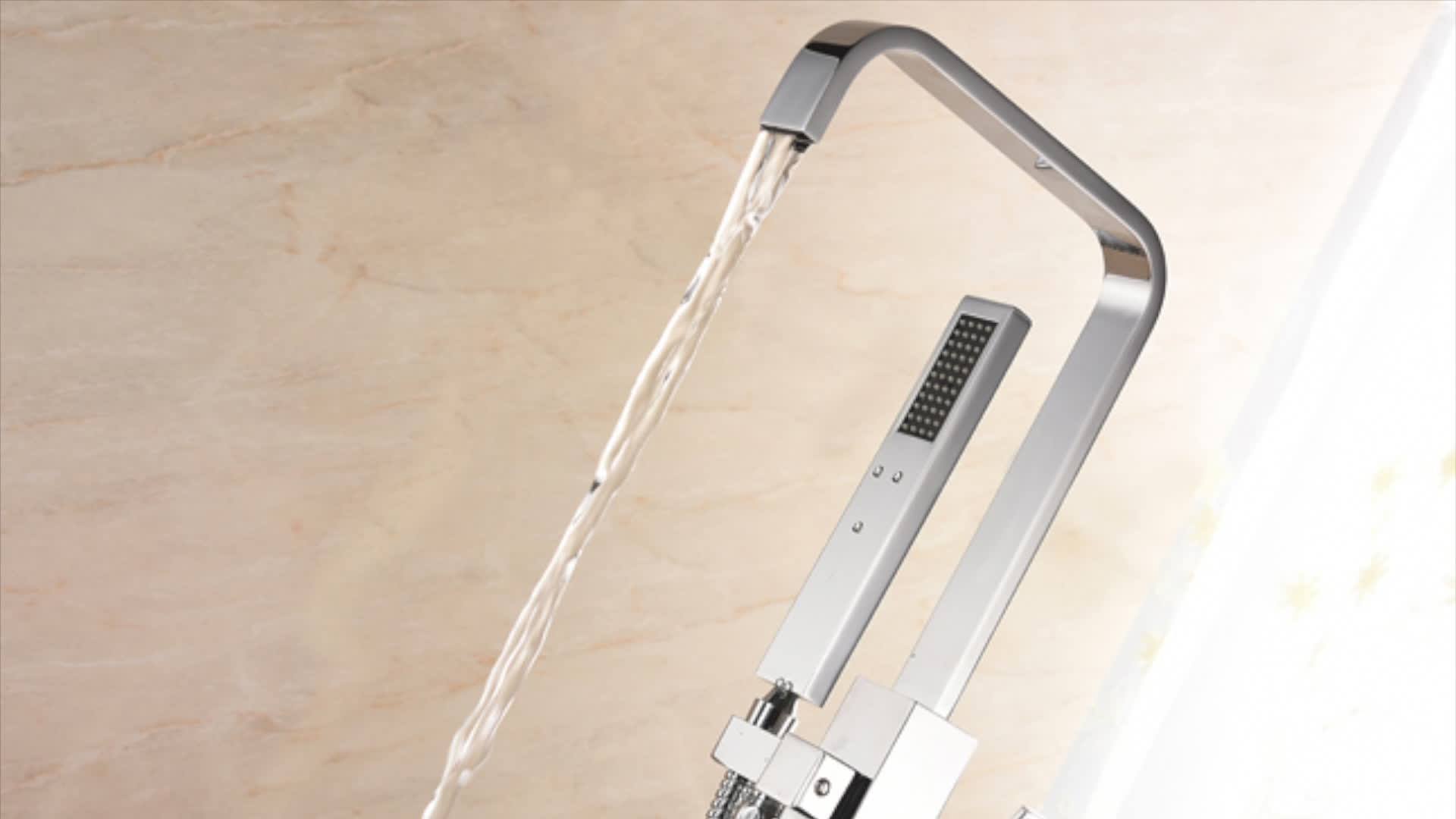 Tub Freestanding Stand Alone Bath Shower Idea Store Bathtup Mixer Tap