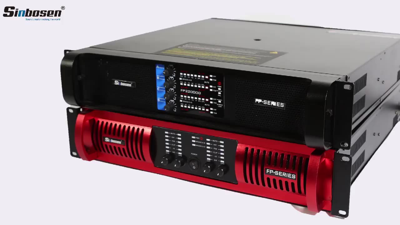 Fp22000q Class Td Dj Amplifier 4000watt 4 Channel Subwoofer Karaoke