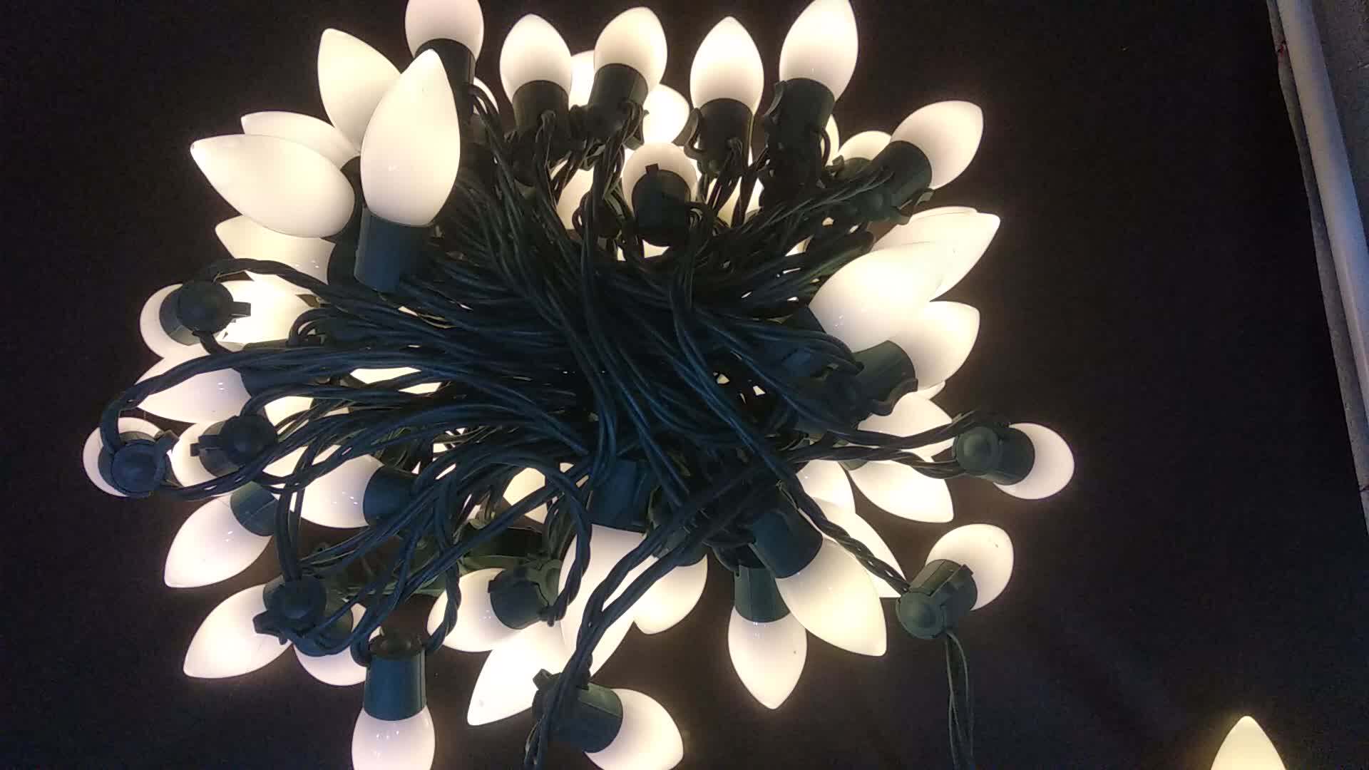 Holiday Christmas Decoration Replacement Smooth Strawberry C7 C9 Led