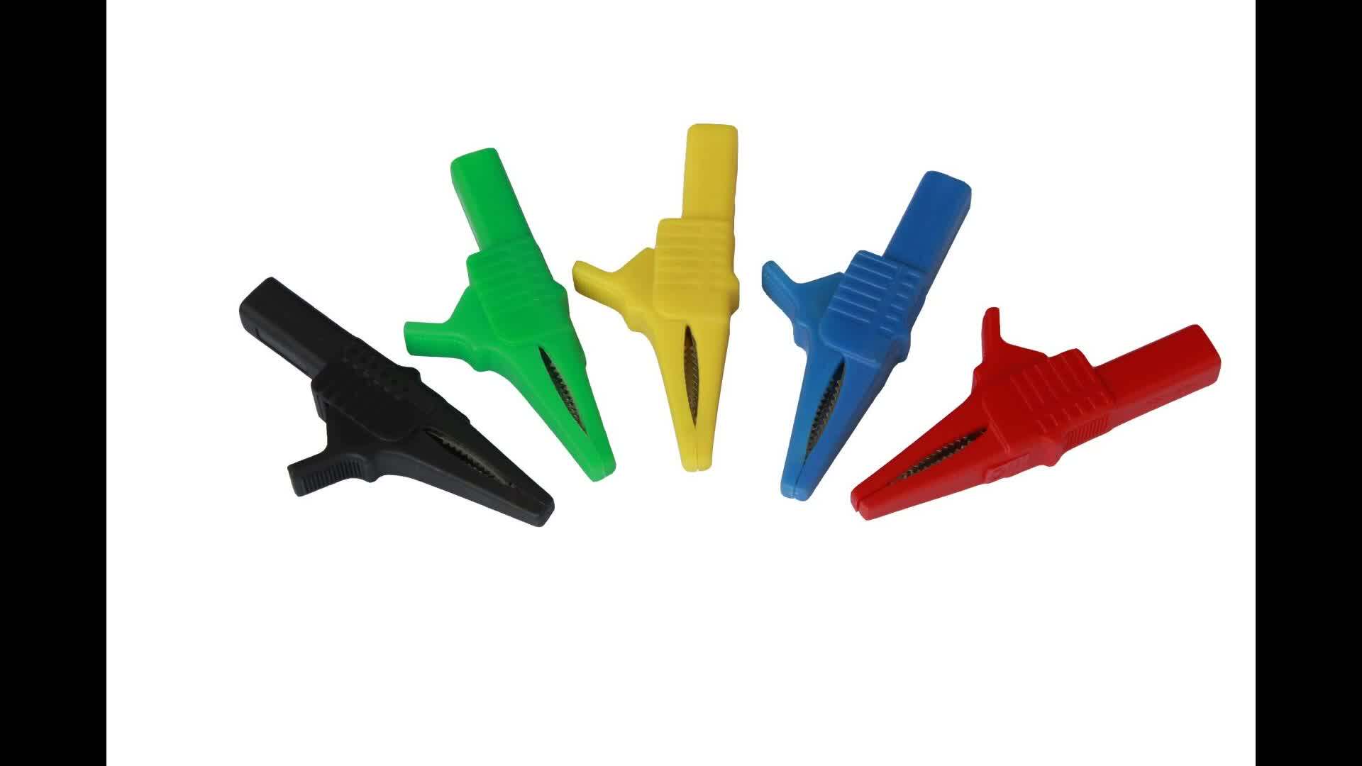 High Voltage Safety Alligator Clip With Nylon Housing Buy Safety