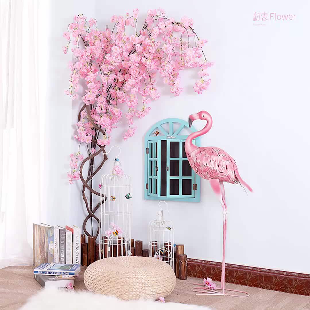 VASANA Künstliche Kirschblüten-Köpfe – 20 Stück, Rosa, Seidenblumen Für DIY, Haarspangen, Deko & Hochzeit