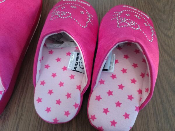 Pantoufles enfants en satin - Ref 1018722 Image 6