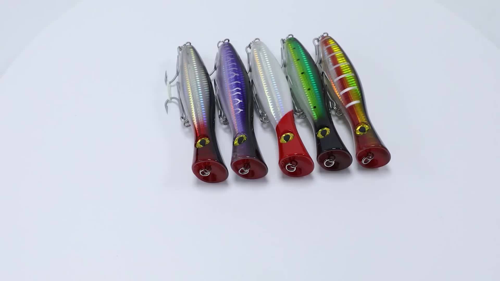 Honoreal New Style Tuna Gt 160mm/88g Big Popper Fishing Lures Top Water