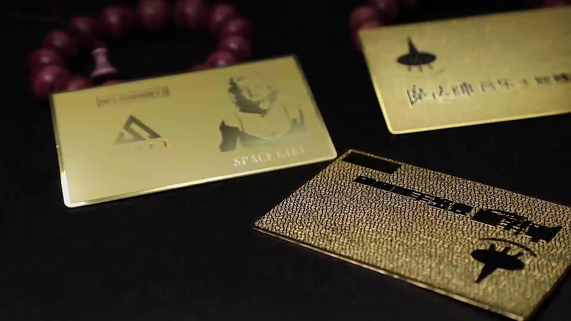 Custom Cheap Blank Metal Black Card Engraved Stainless Steel Vip Card