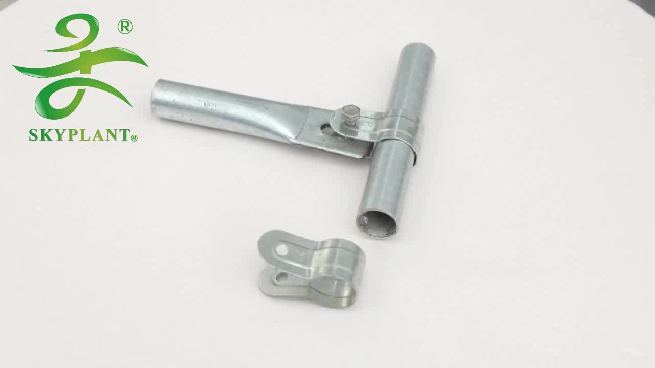 Galvanized Steel Round Embrace Clamps Skyplant Connecting Pipe Clamp