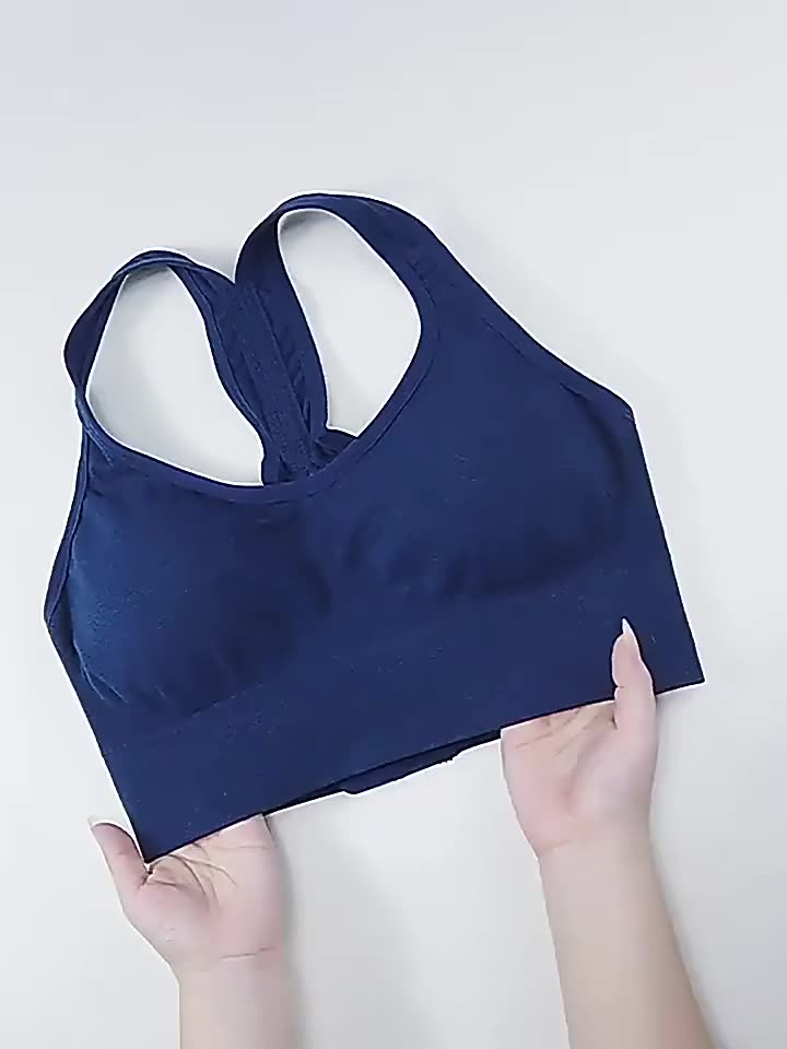 Women Push Up Seamless Sports Bra Workout Sport Top Crop Fitness Active