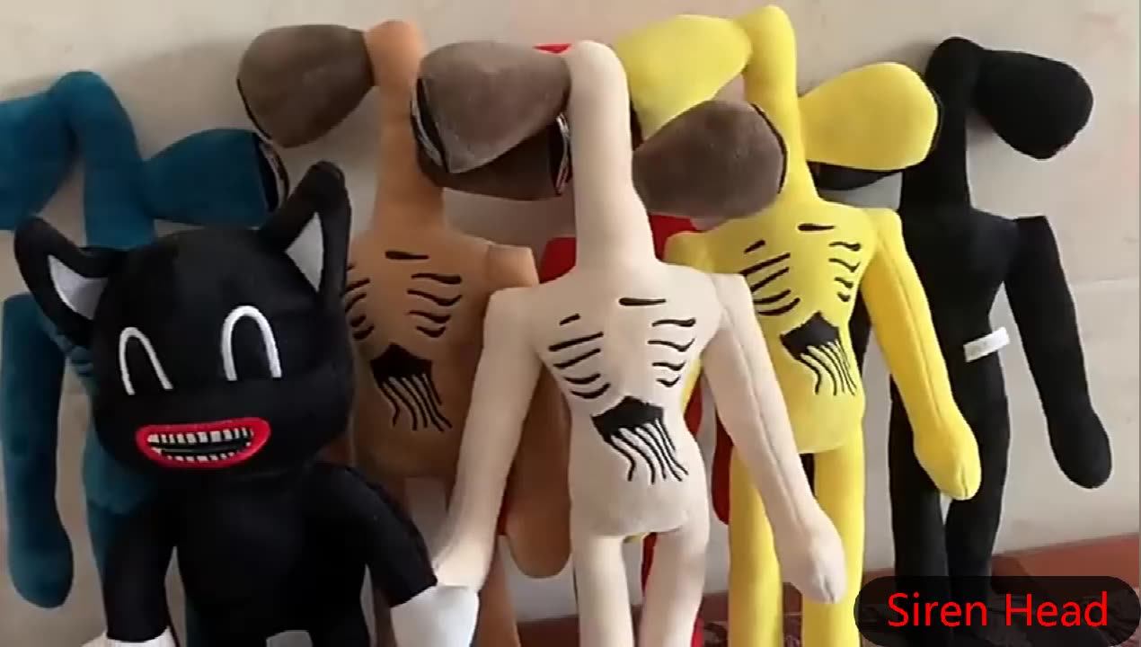 37cm Siren Head Stuffed Animals Doll Kawai Sirenhead Anime Plushie