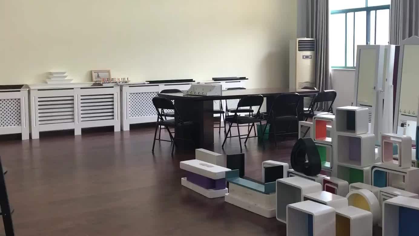 Home Decorative Goods Oval Shape Designer Wall Floating Shelf Oval