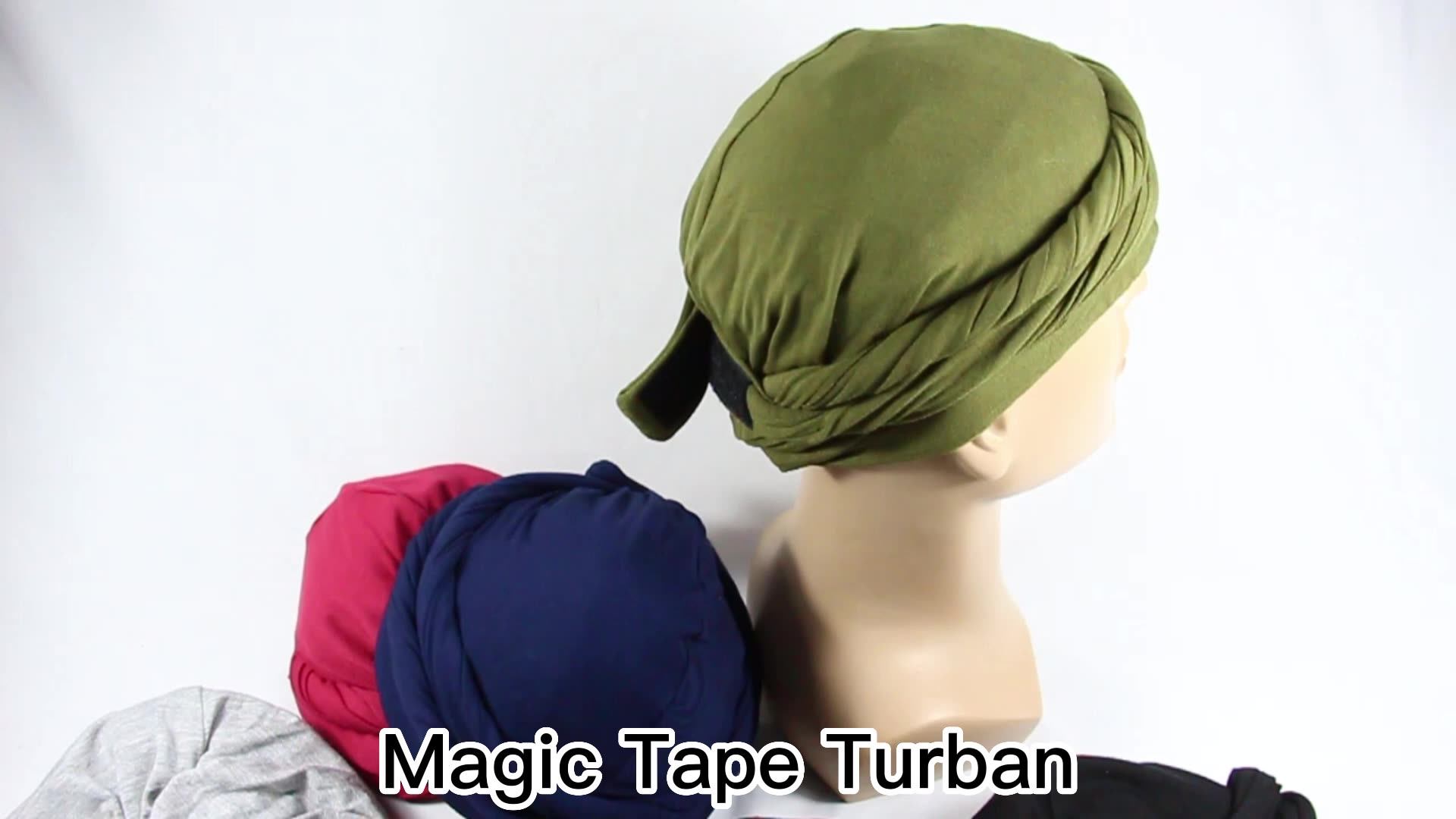 Durags For Men Adjustable Satin-Lined Turban Durag Stretchy Head - Main Image