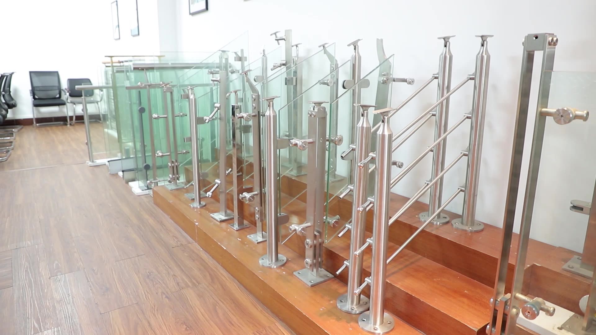 Pasamanos De Diseño Simple Para Escaleras,Barandillas De Aluminio