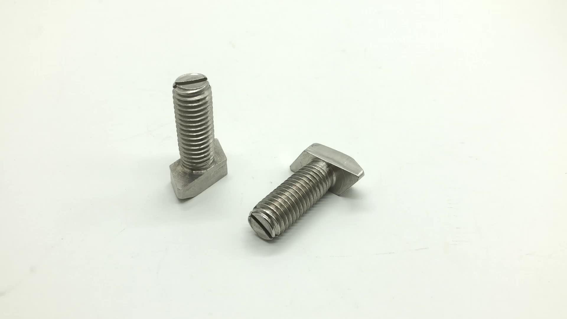 Well Made M10 Stainless Steel Head T Bolts Screw Slot Buy Stainless