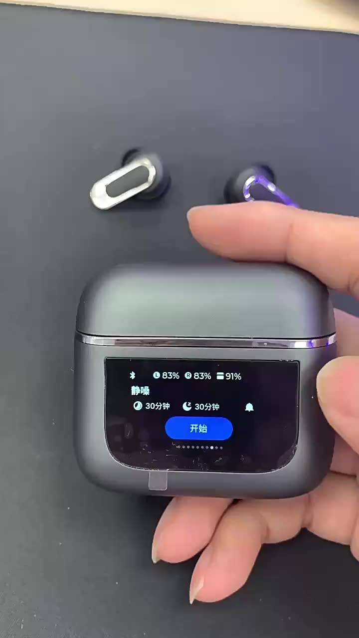 V8 Lcd Enc Anc Tws Gaming Earphones Headsets Wireless Earbuds