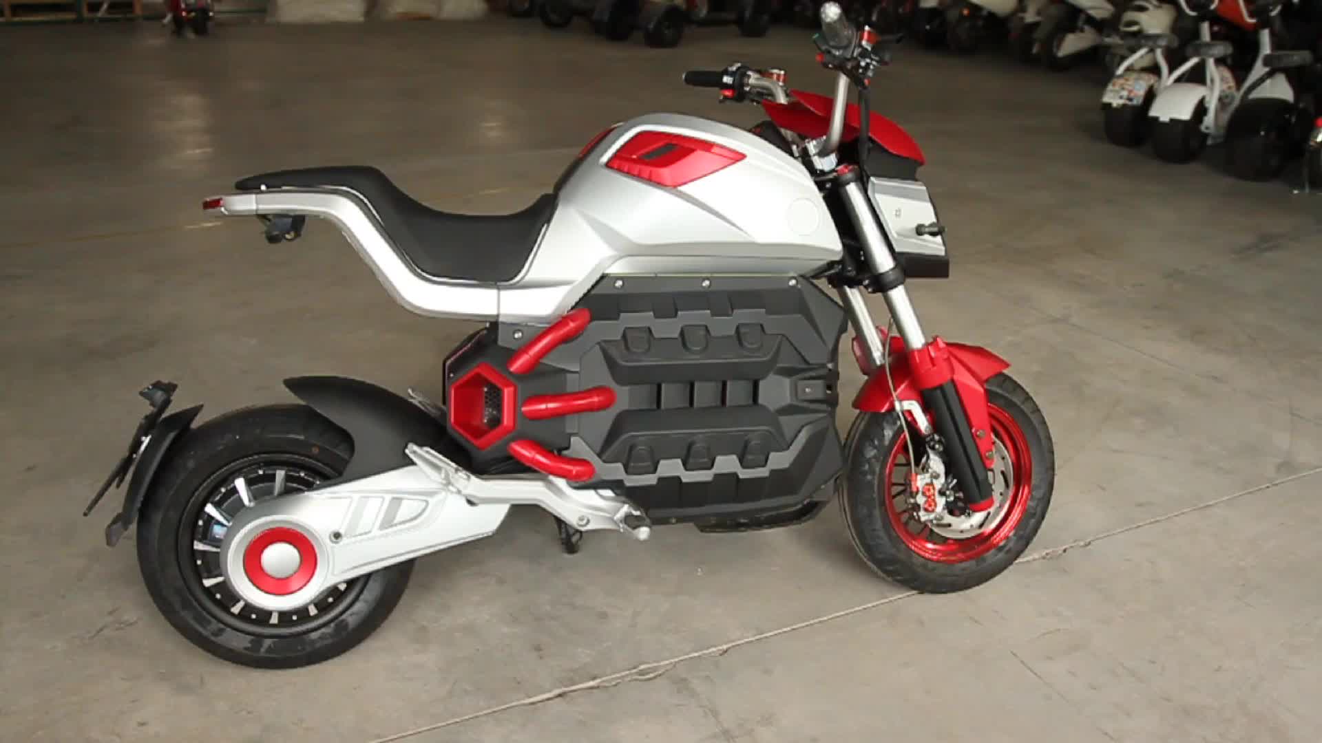 2000w Twowheeled Adult Fast Electric Motorbike Motorcycle For Sale