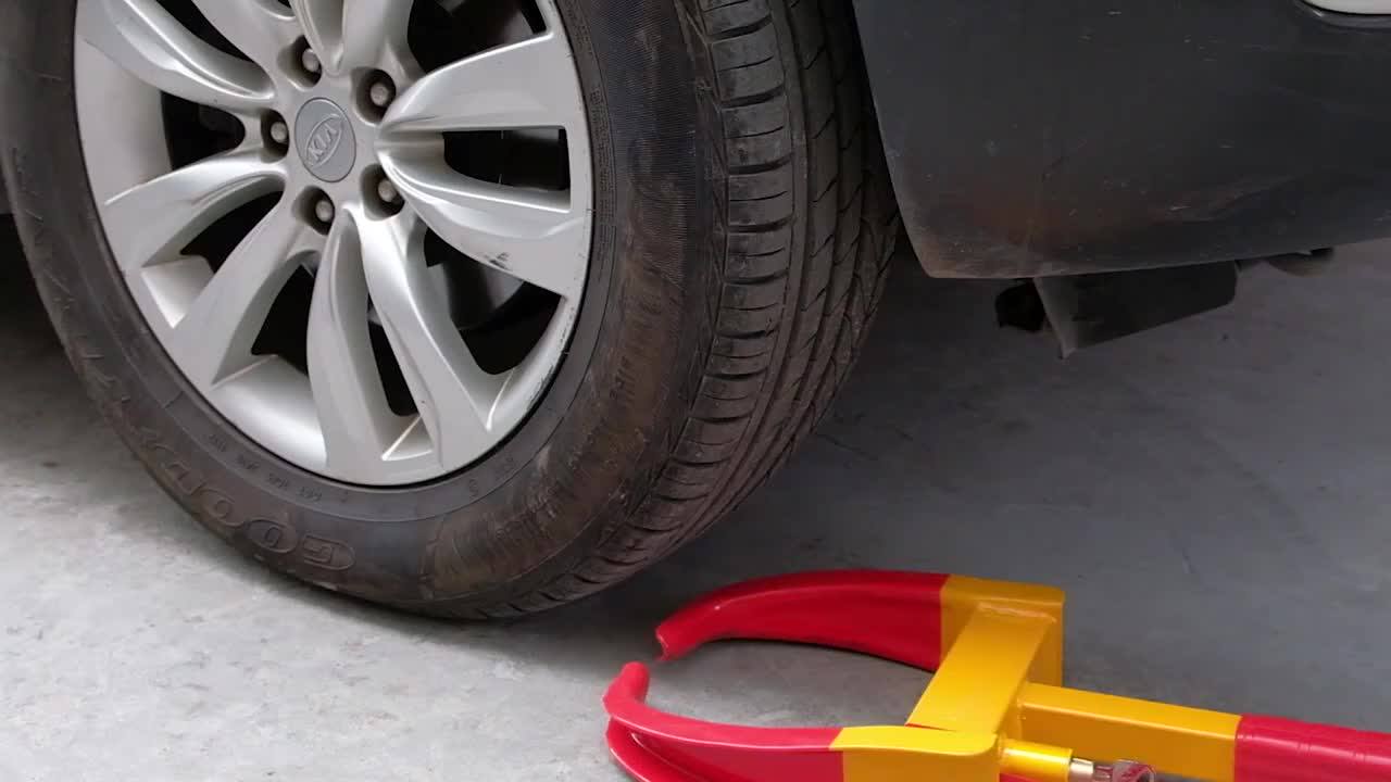 Heavy Duty Car Wheel Clamp Lock Tyre Lock For Antitheft Buy Car Tyre