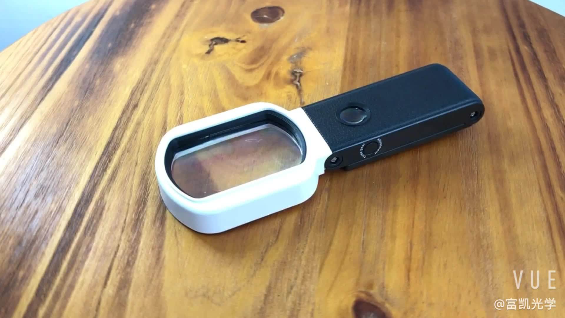 TH7018FX 10X/25X LED Hands Free Magnifying Glass StandPortable