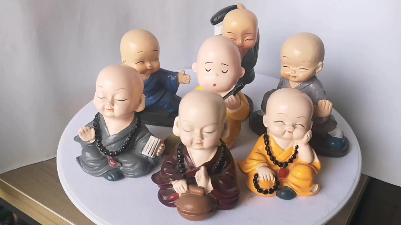 shaolin monk figurines