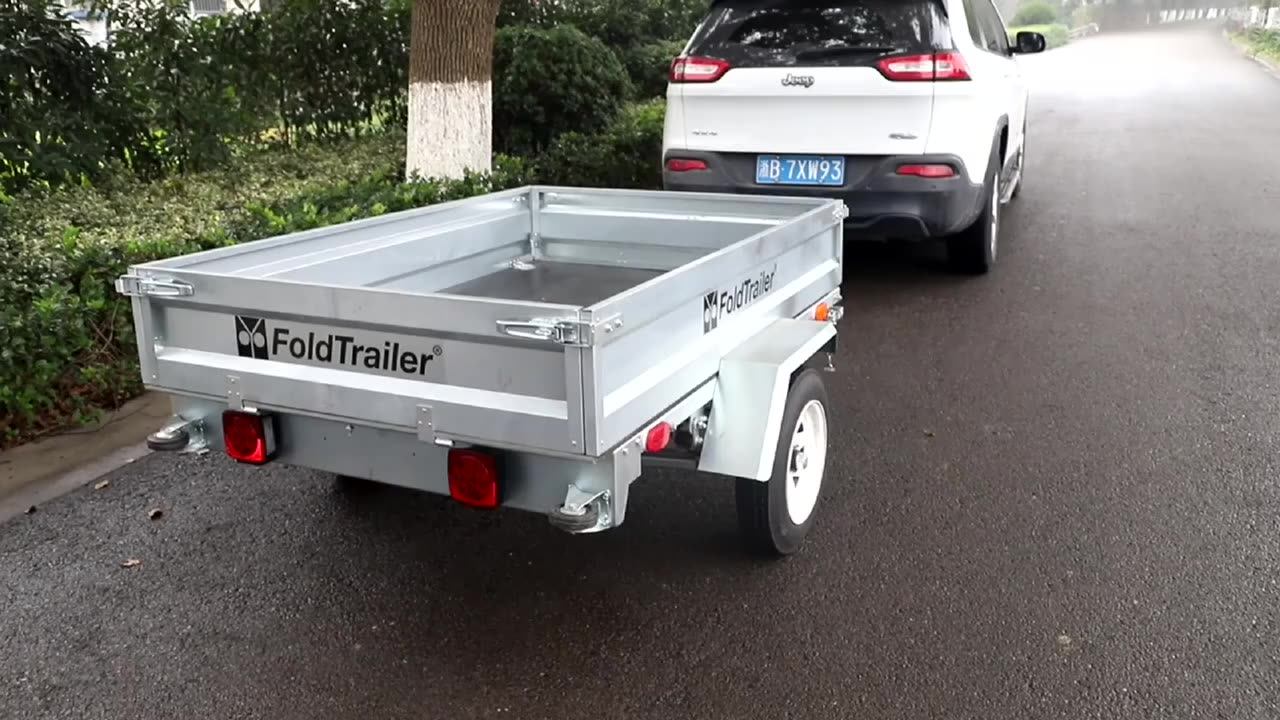 Galvaniszed Camping Cargo Box Trailer Buy Folding Trailer,Camping