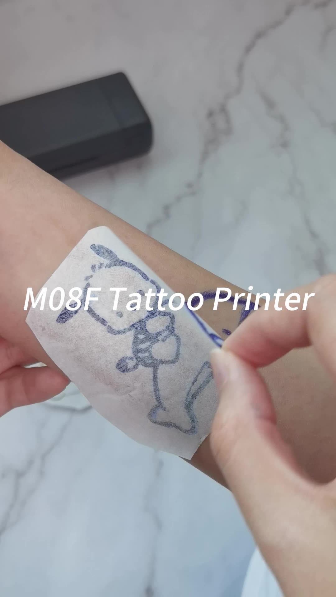 Phomemo Bluetooth Portable A4 Printer M08f Wireless Tattoo Transfer