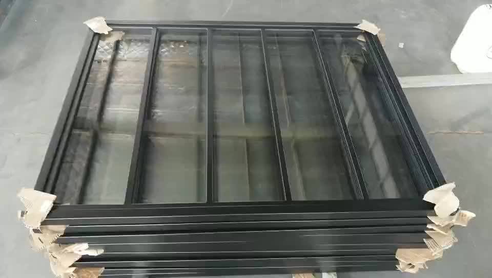 Folding Sliding Trackless Retractable Aluminum Frame Fiberglass Screen