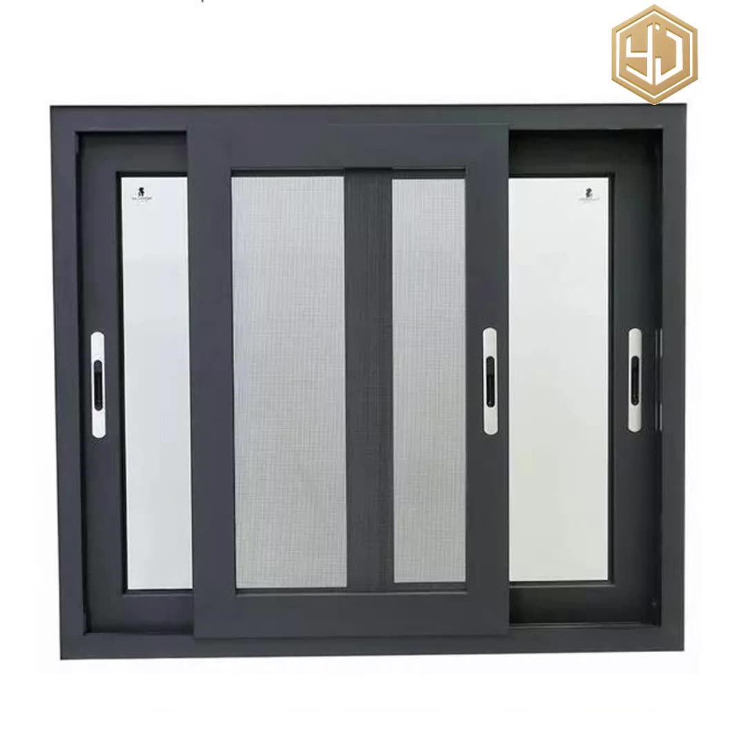 Design High Quality Home Shutters Zambia Aluminum Window Tempered Glass