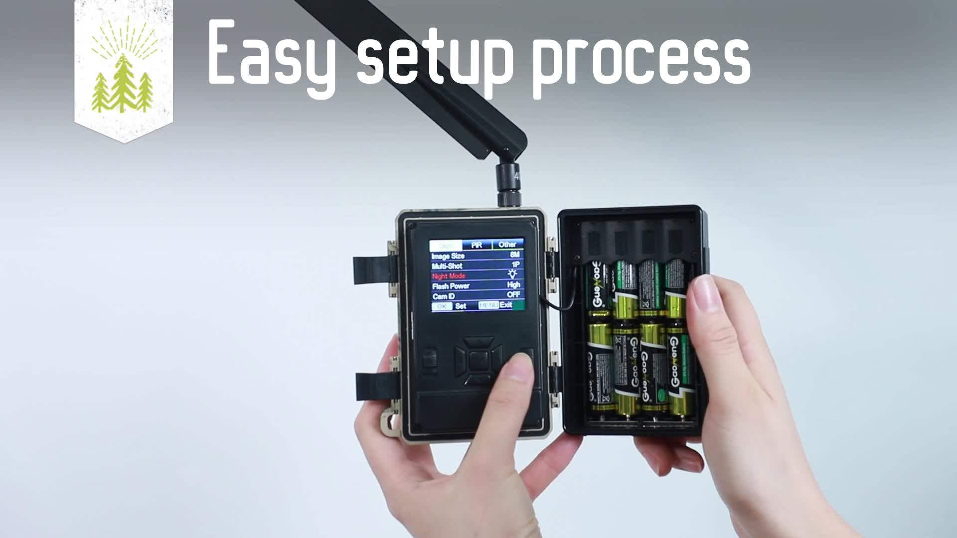 2020 New Infrared Security Camera Wireless Outdoor Battery Powered Sd Card 24mp Trail Hunting