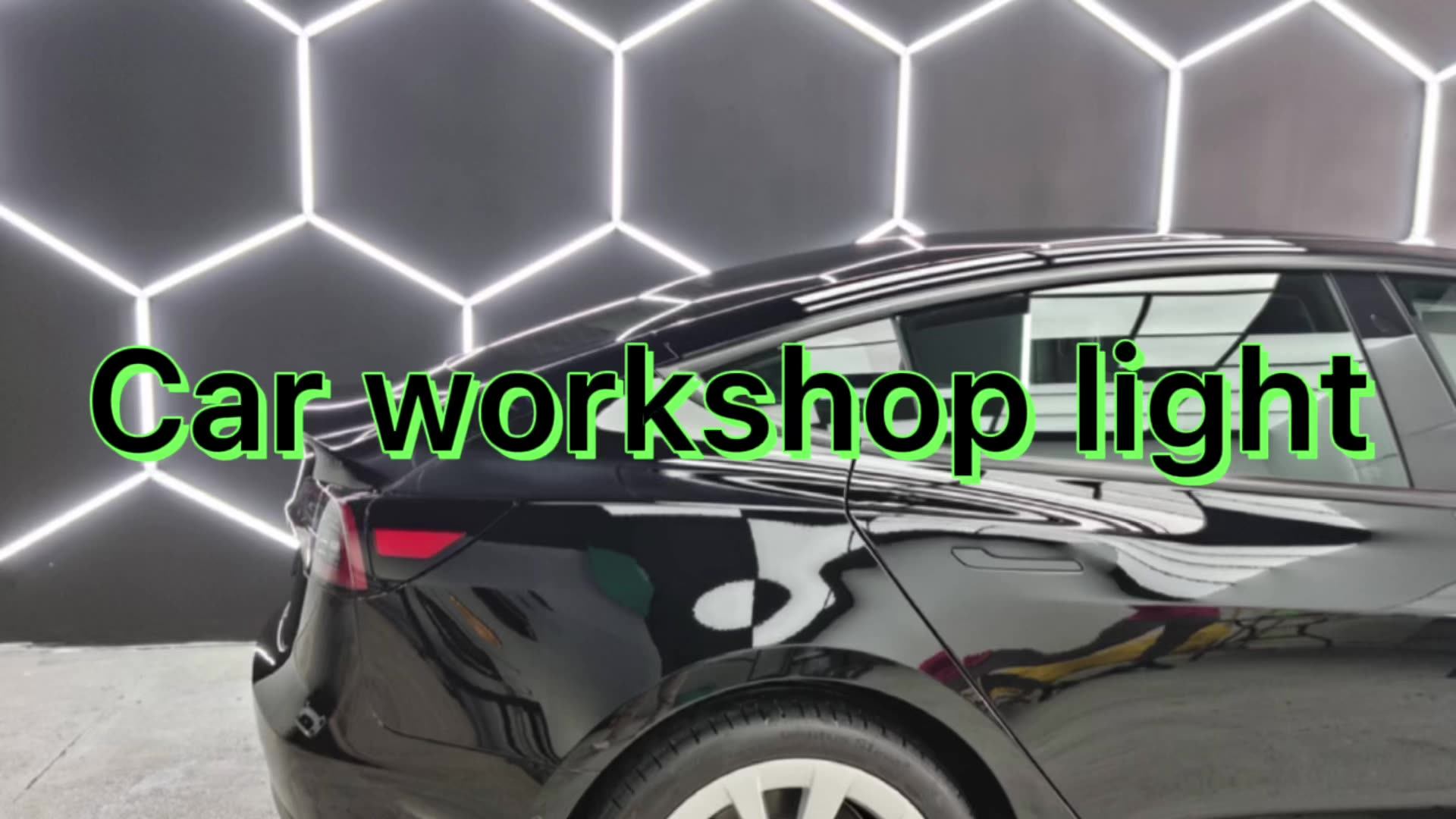 2022 New Design Hexagonal Led Light Car Detailing Lights Car Showroom