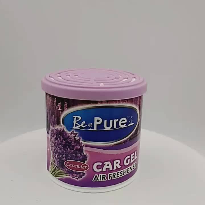 Malaysia Air Freshener Manufacturer Lavender Car Gel Air Freshener