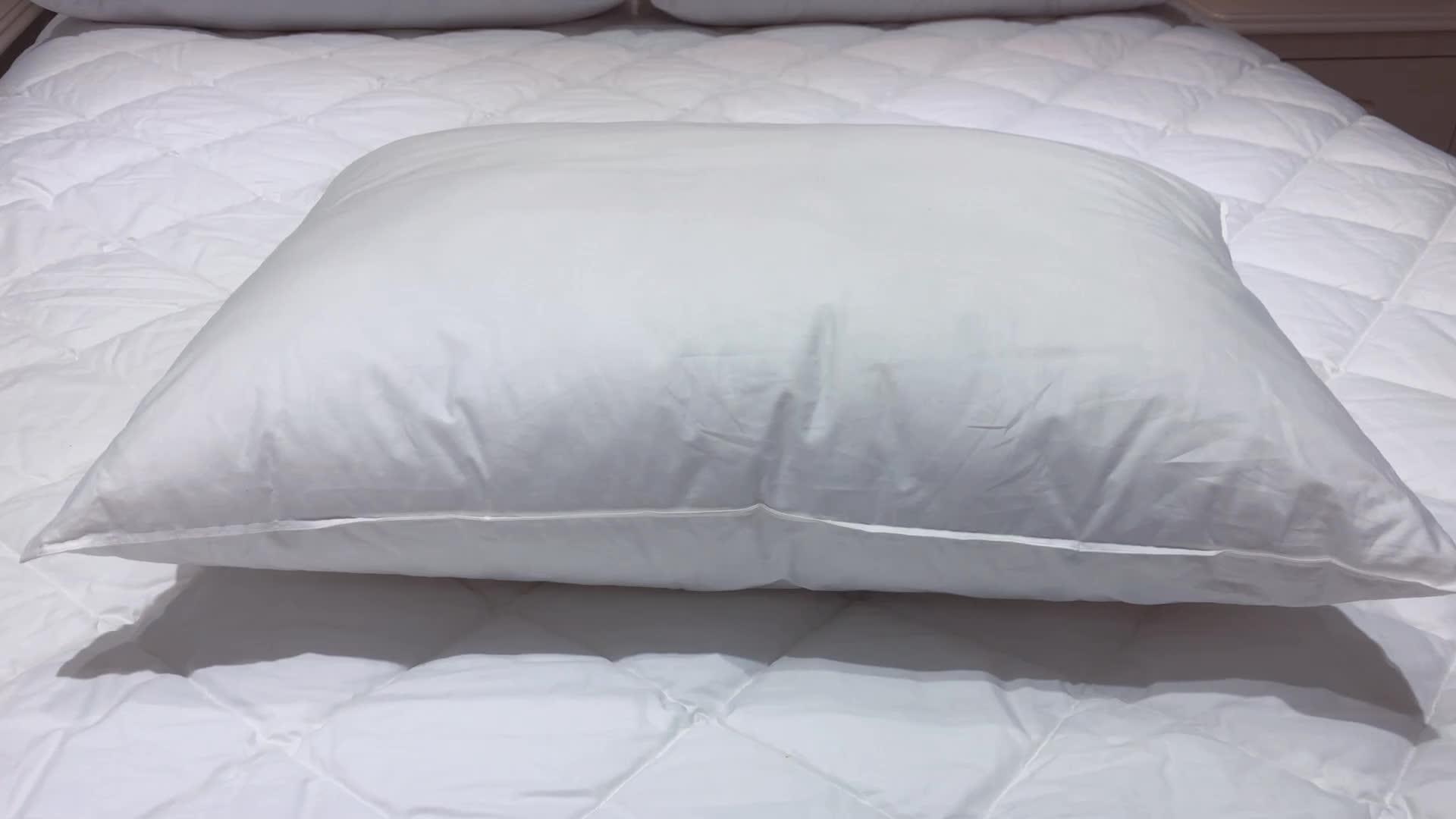 100cotton Down Proof Duck Feather Pillow For Sleeping Buy Duck