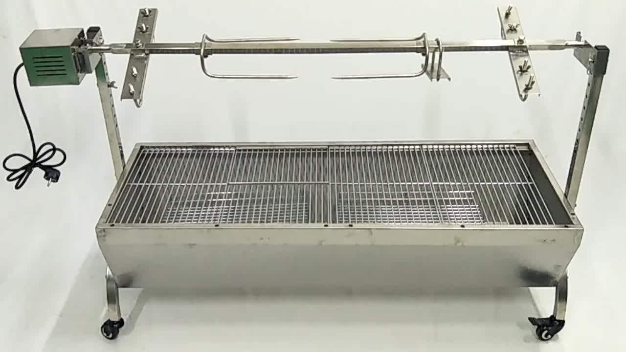 2018 Pig Lamb Roast Bbq Stainless Steel Outdoor Cooker Grill 60kg