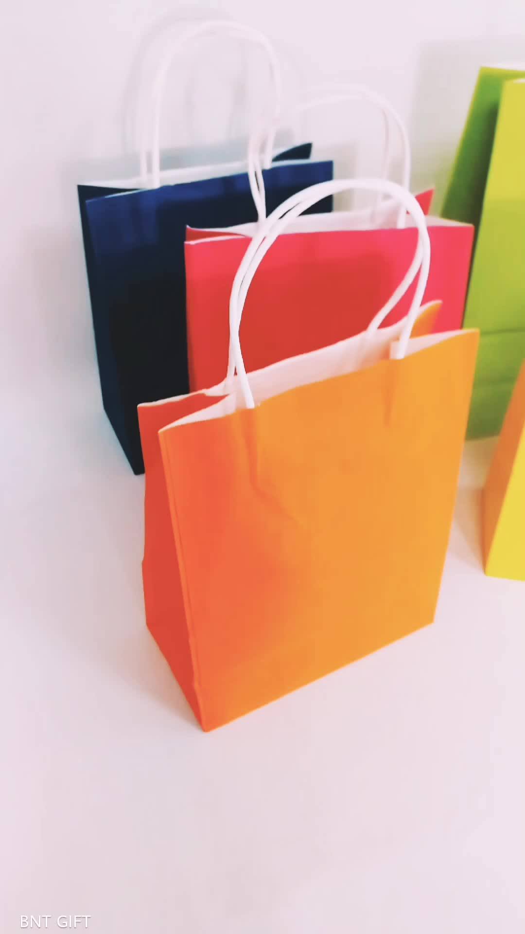 Diecut Handle Customized Kraft Paper Bag Handbag Buy