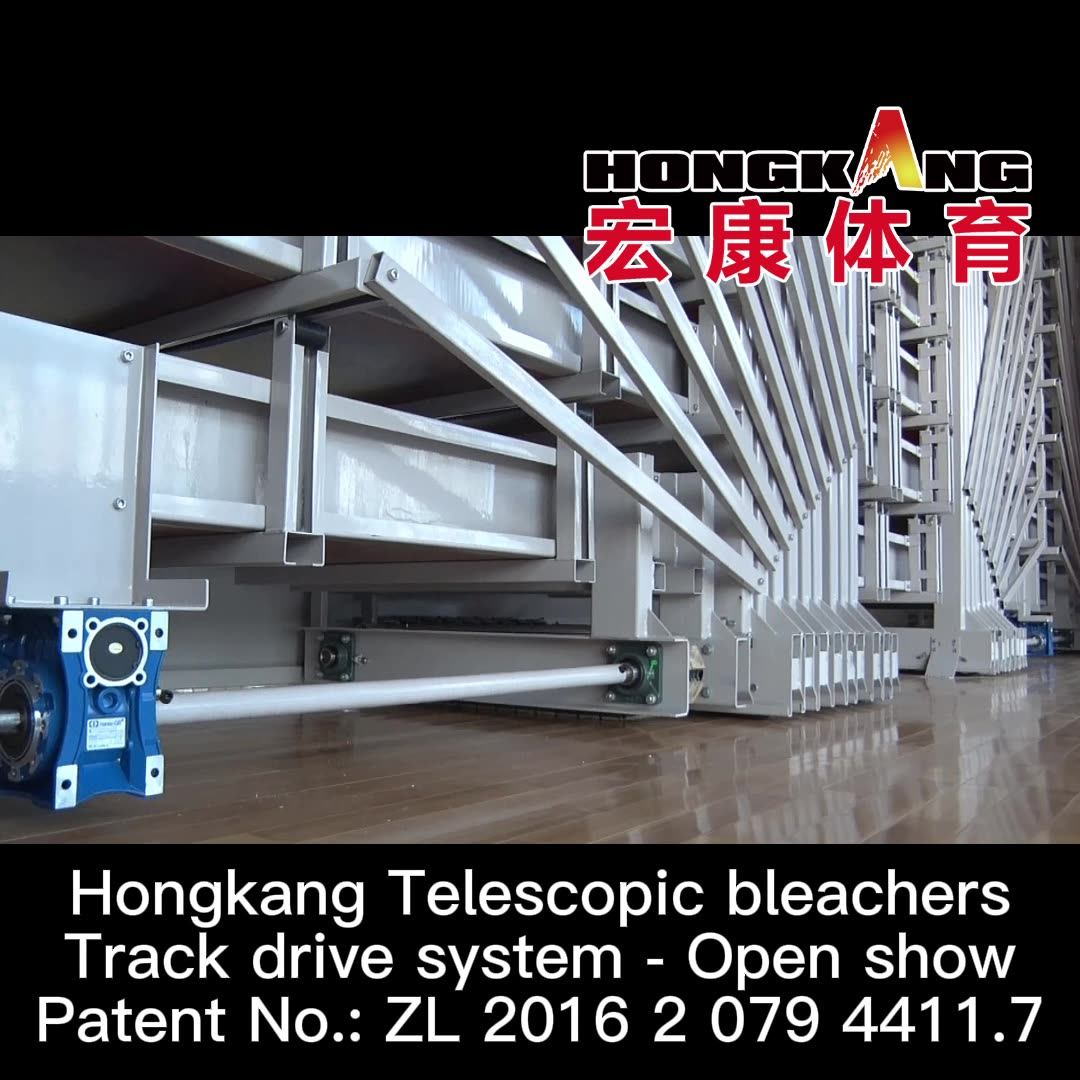 Cheap Price Telescopic Bleachers With Front Mounted Folded Hkcgktyc2